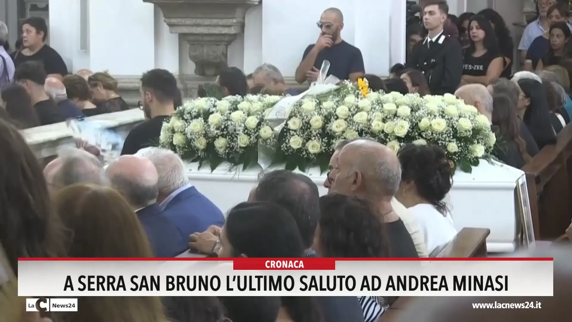 A Serra San Bruno l'ultimo saluto ad Andrea Minasi