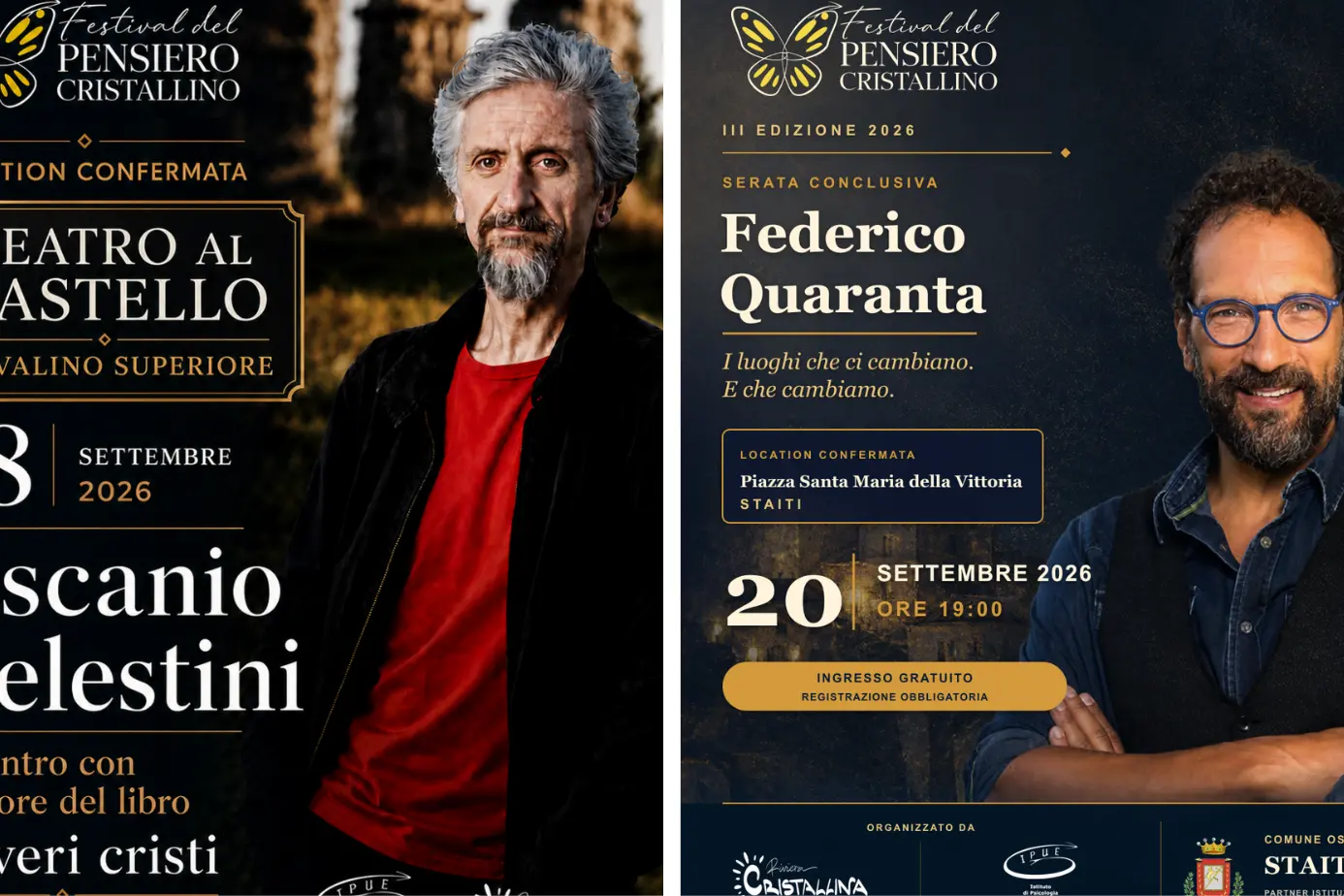 Festival del pensiero cristallino, a Bovalino e Staiti arrivano Ascanio Celestini e Federico Quaranta\n