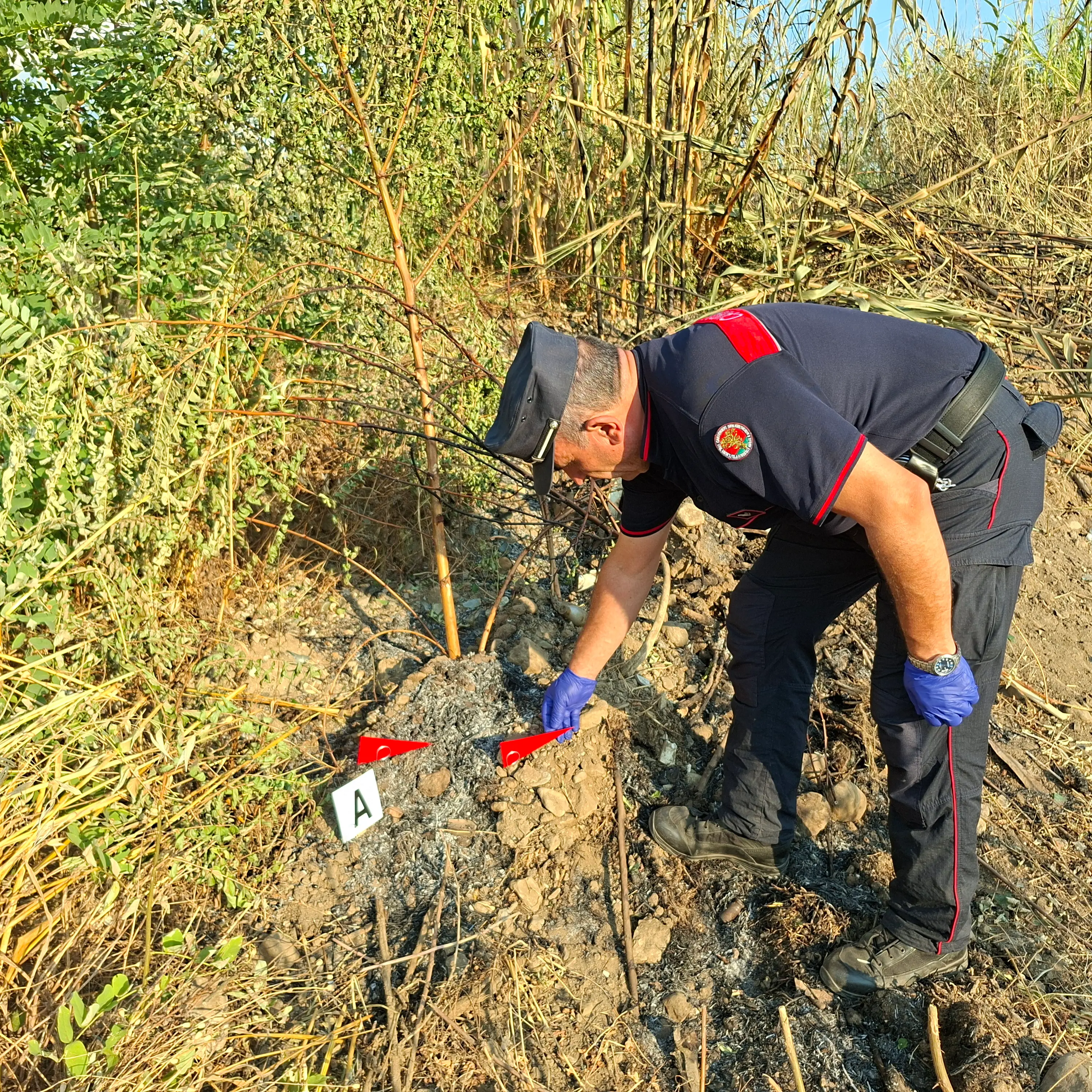 Rende, appicca il fuoco e viene ripreso dal drone: incastrato dalle immagini del drone | VIDEO