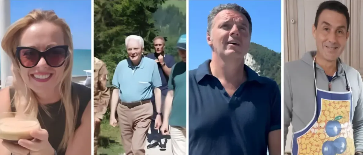 Politici italiani in vacanza: Meloni resta fedele alla Puglia, Mattarella sulle Dolomiti. Ma nessuno stacca davvero\n