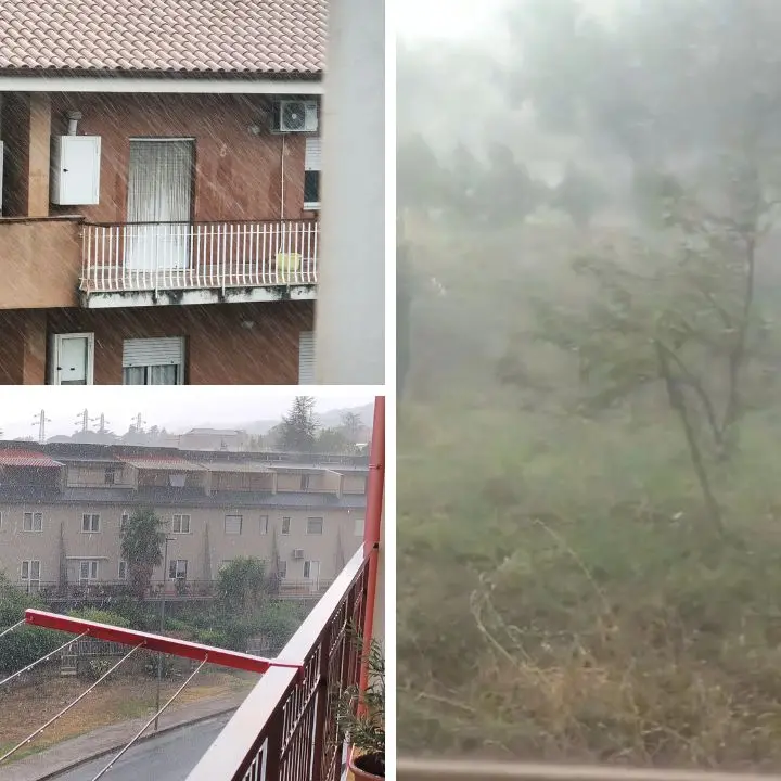 Temporali\u00A0di calore nel Catanzarese: a Lamezia\u00A0strade allagate dopo un’ora di pioggia intensa\n