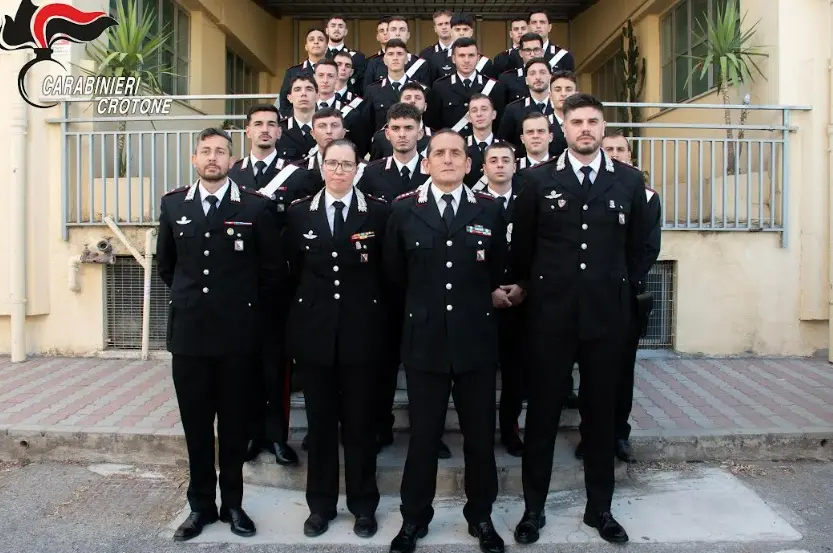 A Crotone presentanti 24 nuovi carabinieri: andranno a rafforzare i reparti della provincia\n