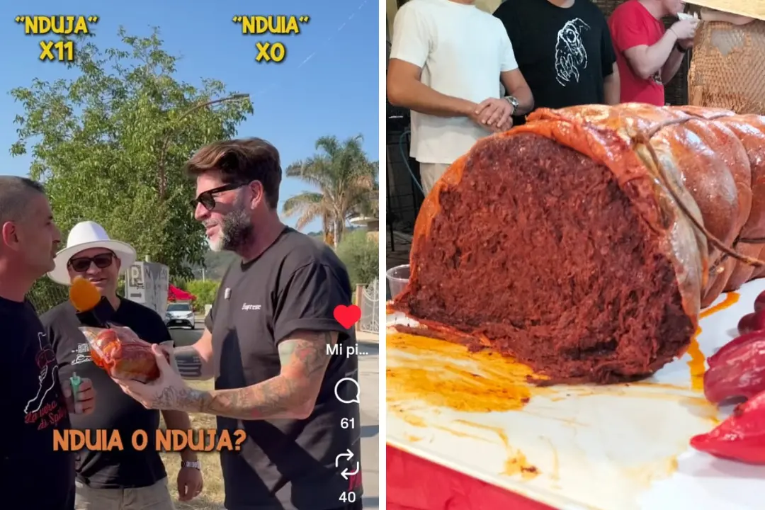 Buonissima, ma come si dice: ‘nduia o ‘nduja? Il sondaggio tra le strade di Spilinga del food influencer Vittorio Gucci\u00A0\n