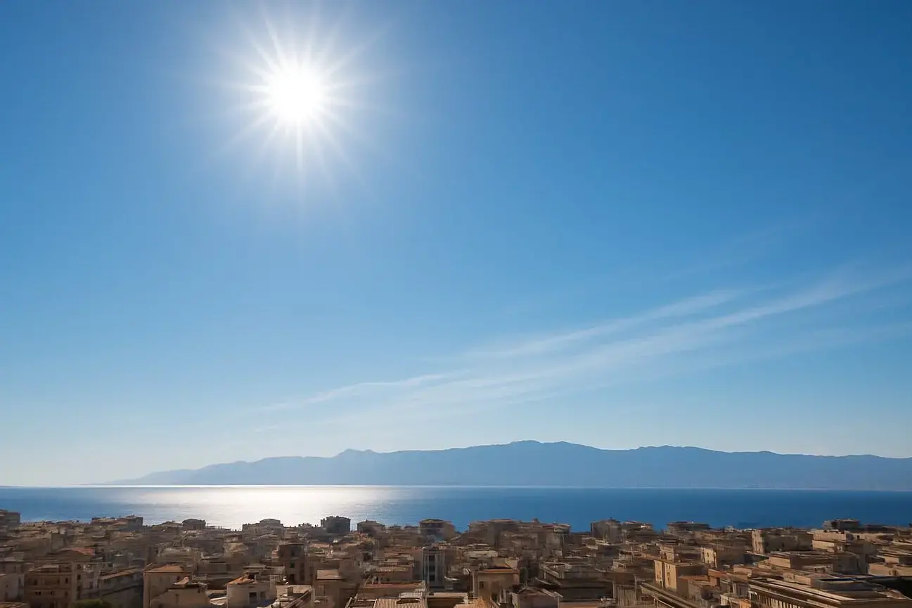 Meteo Reggio Calabria, oggi soleggiamento diffuso e caldo\n