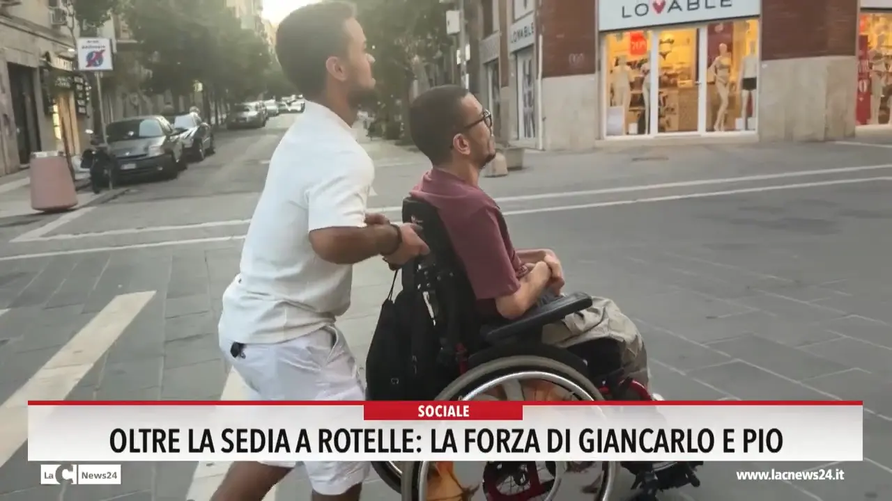 Oltre la sedia a rotelle, la forza di Giancarlo e Pio
