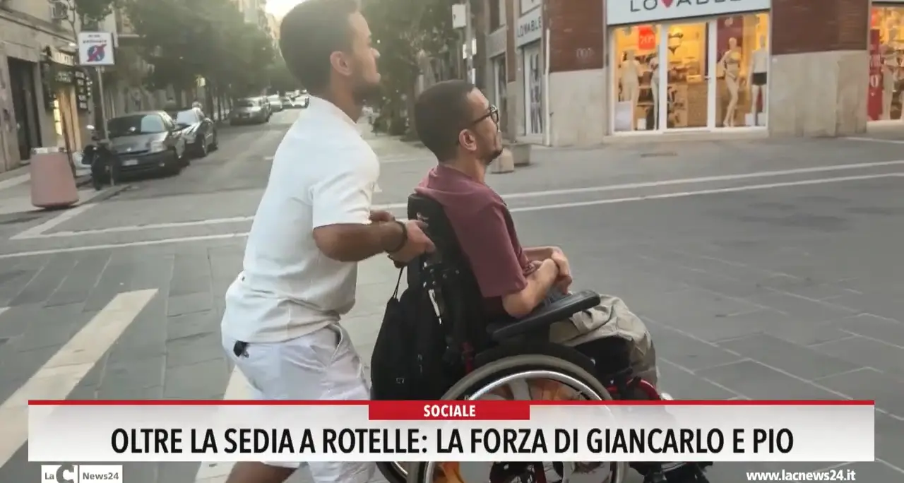 Oltre la sedia a rotelle, la forza di Giancarlo e Pio