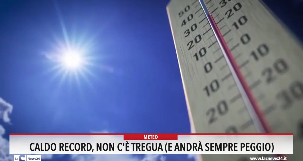 Caldo record, non c'è tregua e andrà sempre peggio
