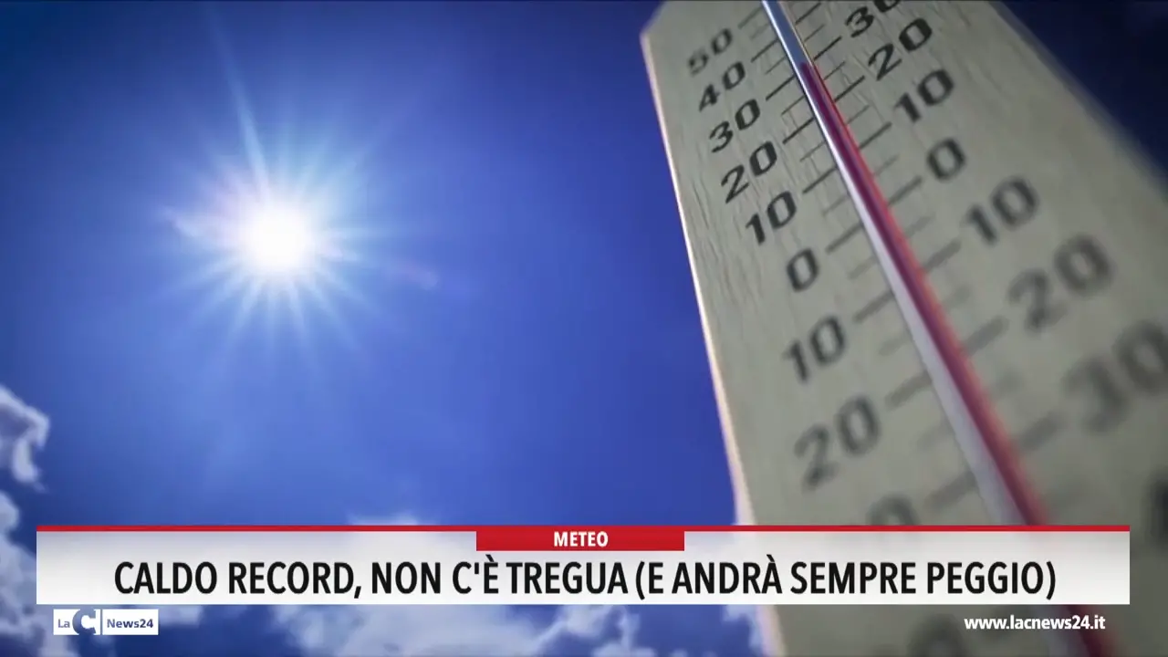 Caldo record, non c'è tregua e andrà sempre peggio