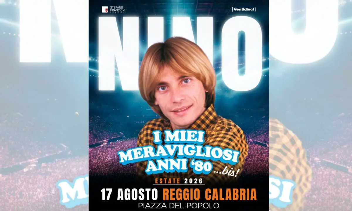 Nino D’Angelo celebra 50 anni di carriera: doppia tappa a Reggio Calabria e Diamante\n