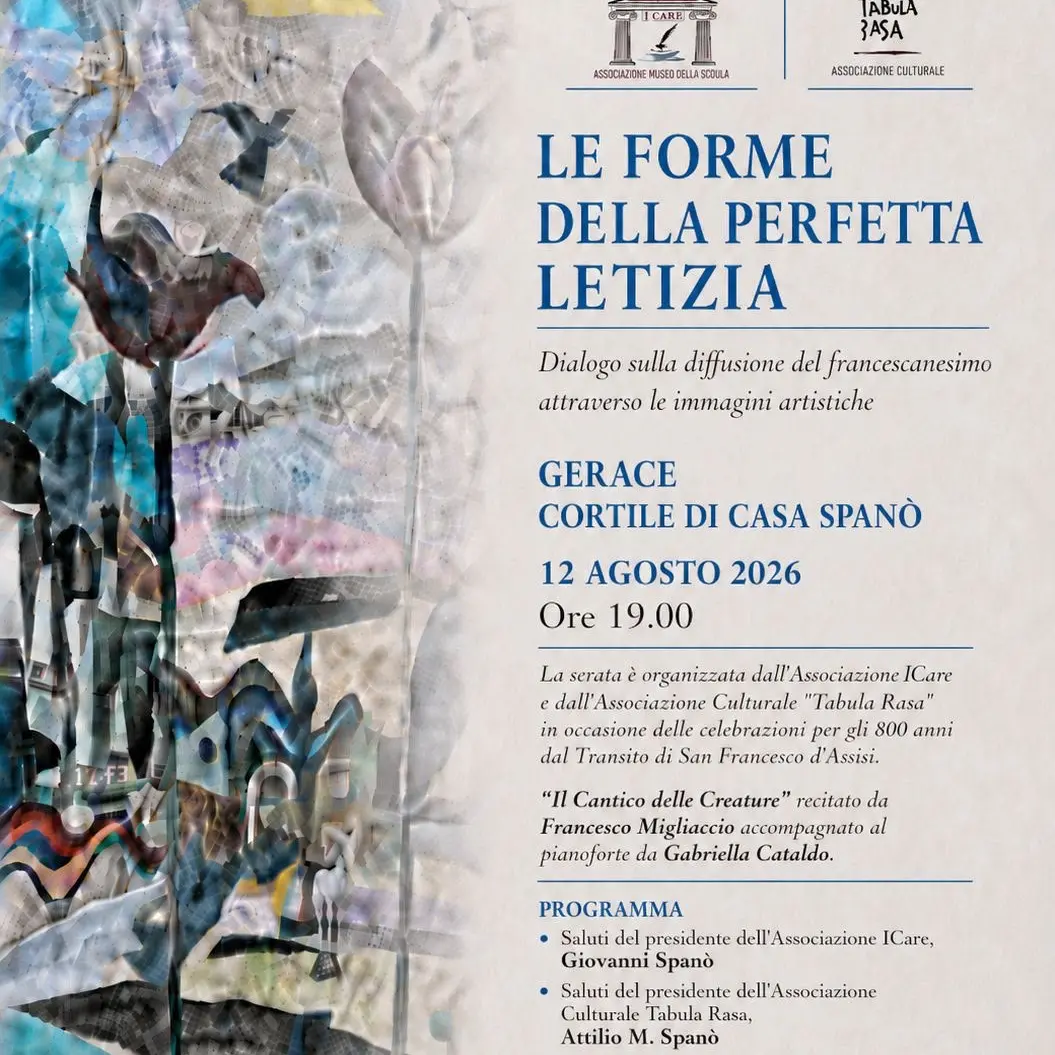 A Gerace “Le forme della perfetta letizia”: arte, architettura e spiritualità nel segno di Francesco d’Assisi\n