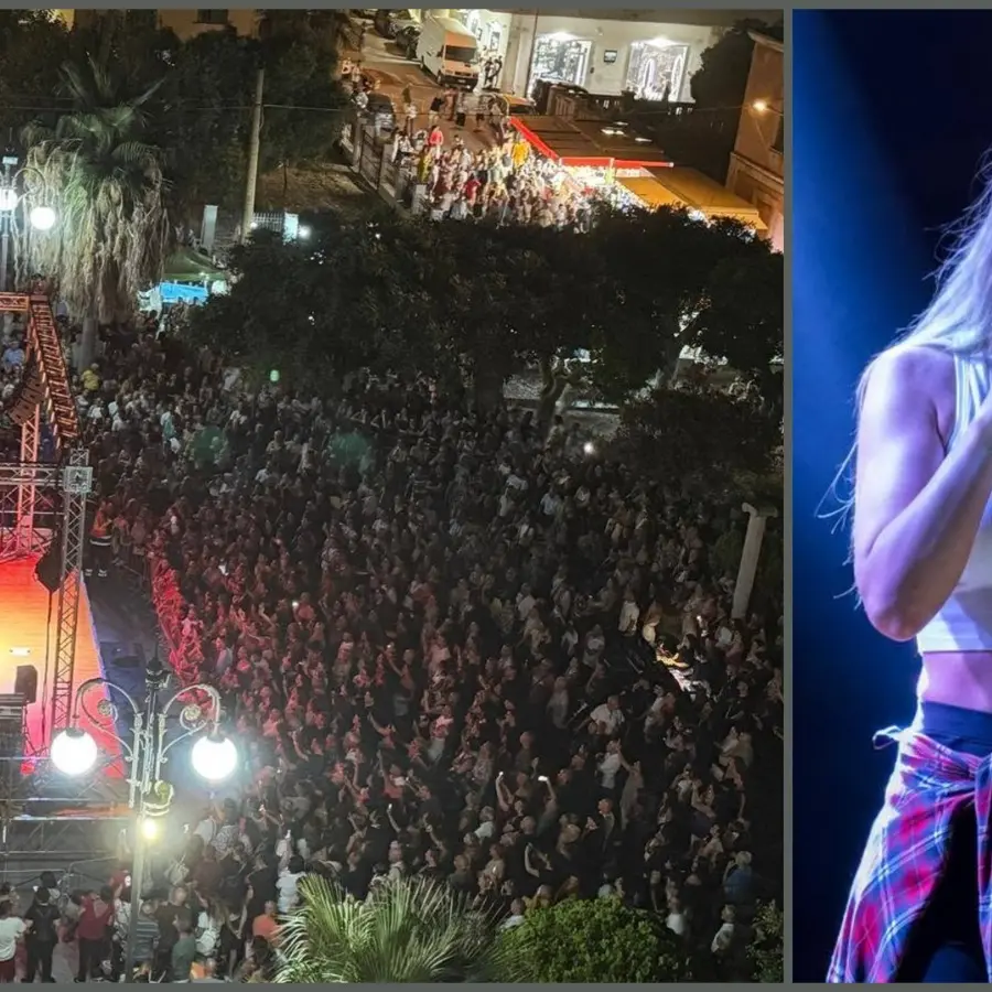 Anna Tatangelo conquista Bova Marina, migliaia in piazza per il gran finale della Festa della Madonna del Mare\n