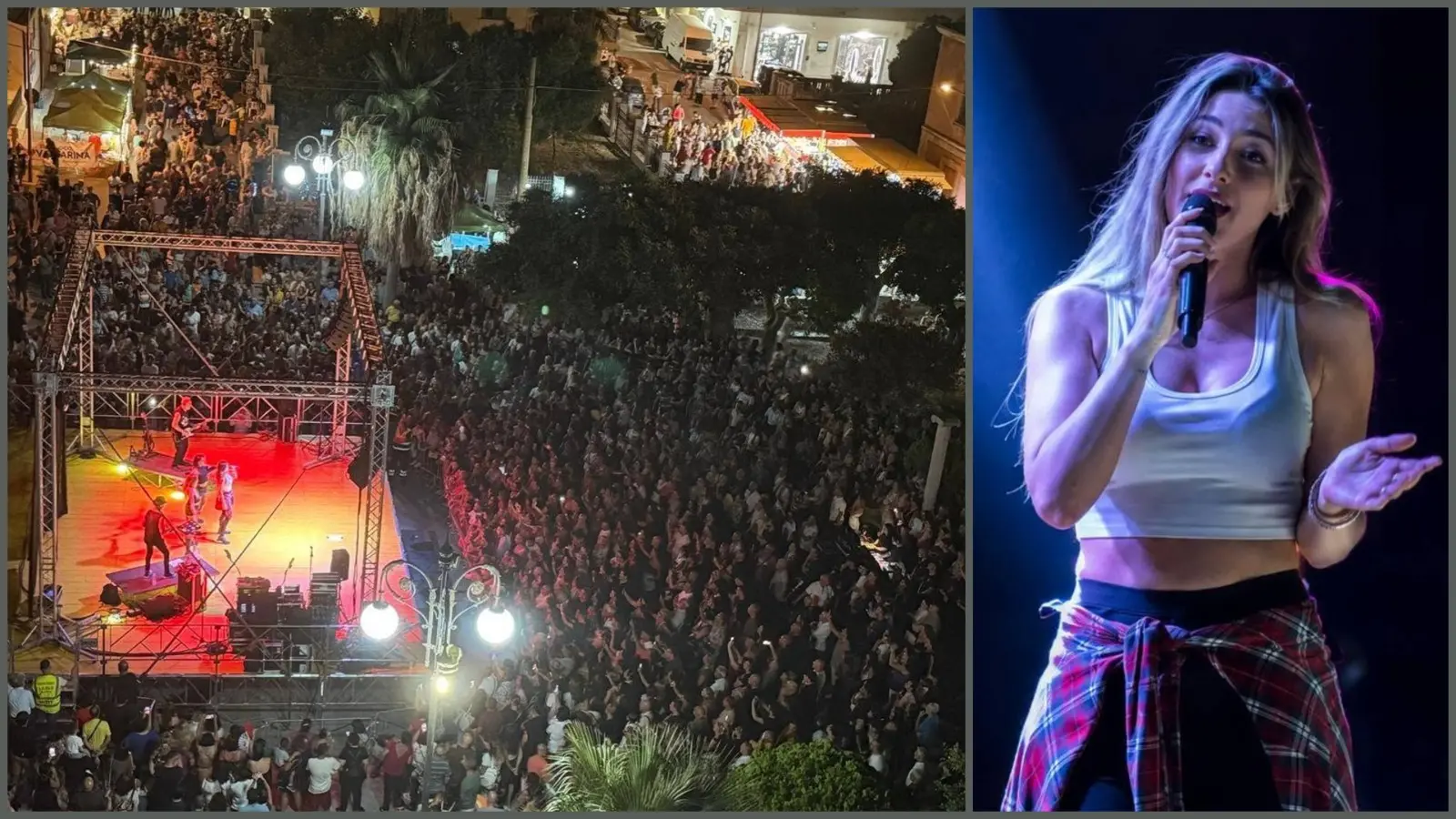 Anna Tatangelo conquista Bova Marina, migliaia in piazza per il gran finale della Festa della Madonna del Mare\n