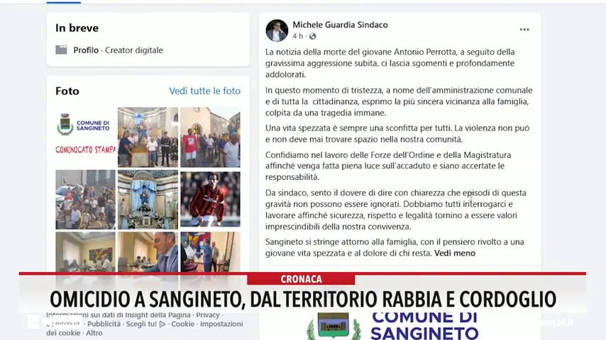 Omicidio a Sangineto dal territorio rabbia e cordoglio