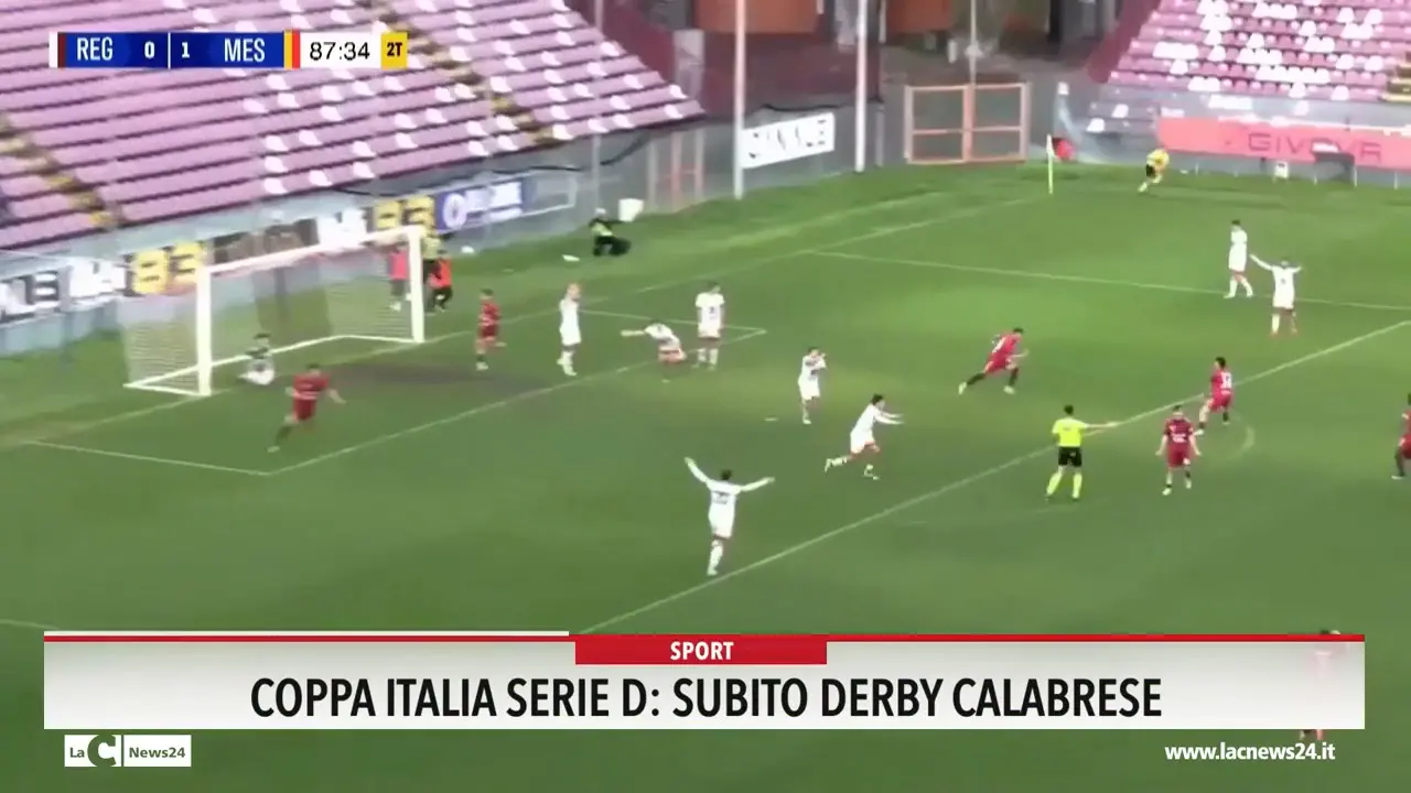 Coppa Italia Serie D, subito derby calabrese