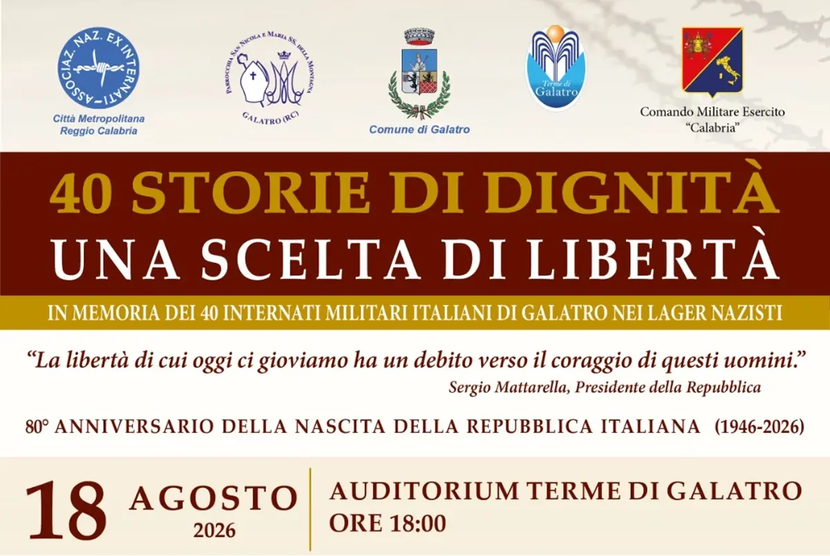 Galatro ricorda i suoi 40 Internati Militari Italiani nei lager nazisti