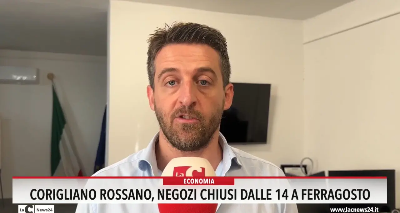 Corigliano Rossano, negozi chiusi dalle 14 a ferragosto