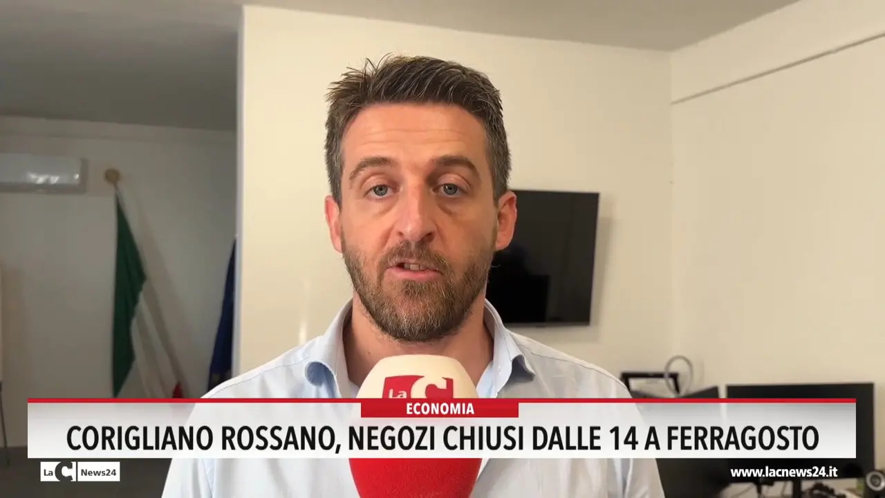 Corigliano Rossano, negozi chiusi dalle 14 a ferragosto