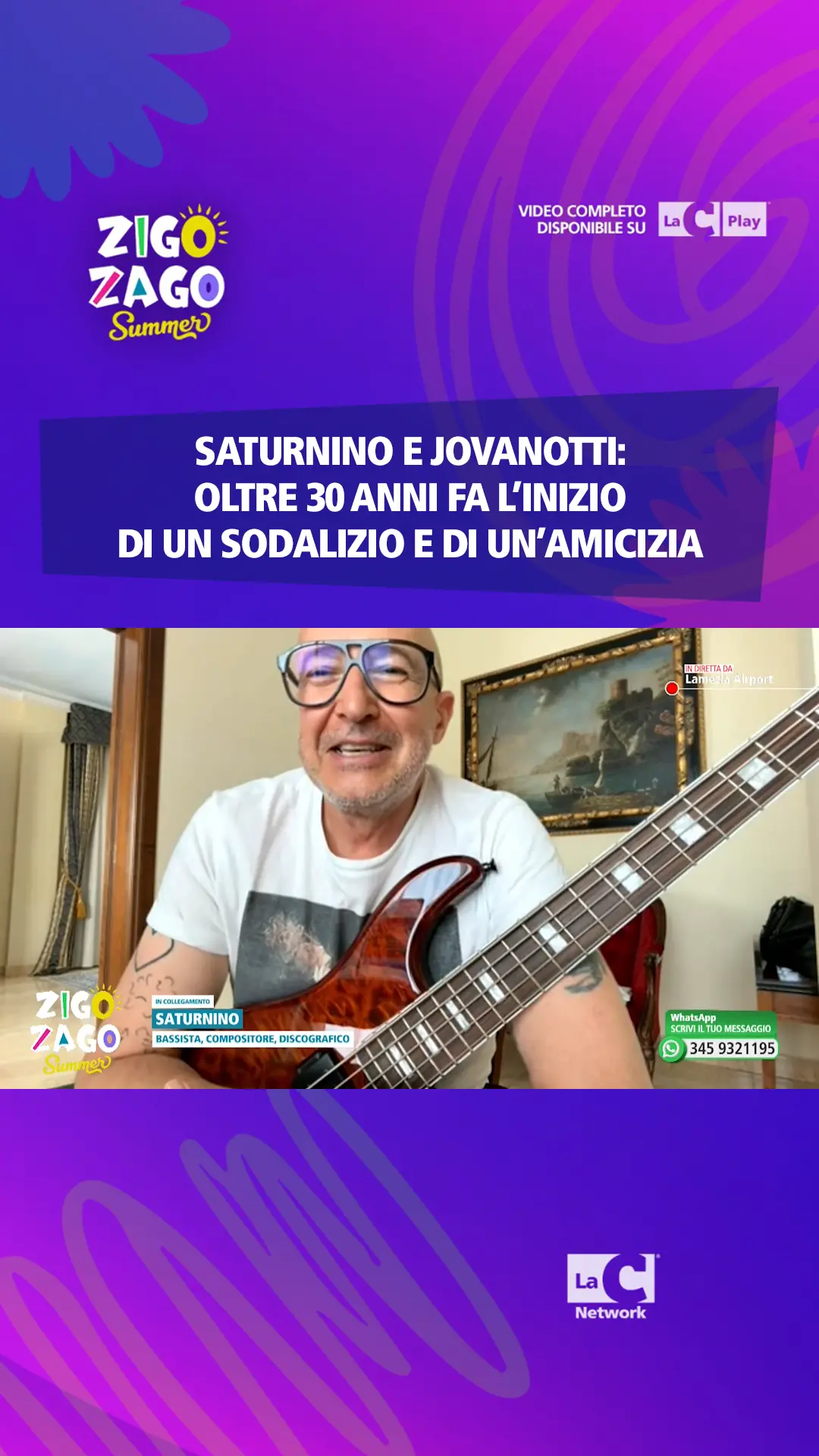Saturnino a Zigo Zago: vi racconto il primo incontro con Jovanotti