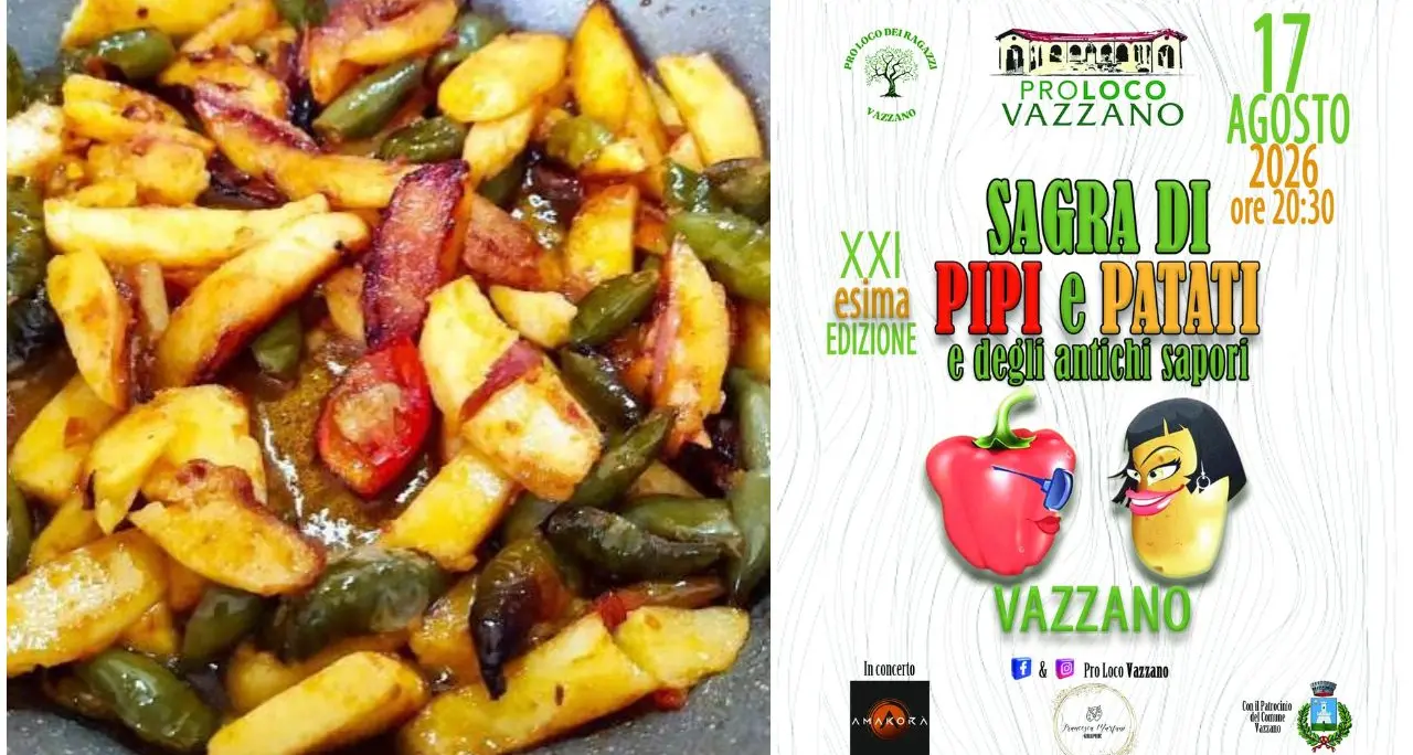 Vazzano accende l'estate: al via i preparativi per la XXI Sagra dei \"Pipi e Patati e Antichi Sapori\"\n\n\n