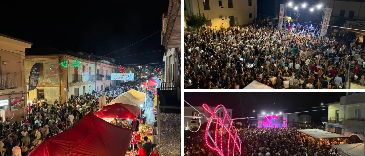 La ’nduja porta oltre 40mila persone a Spilinga: il cinquantenario della sagra batte ogni record e diventa l’edizione più visitata di sempre\n