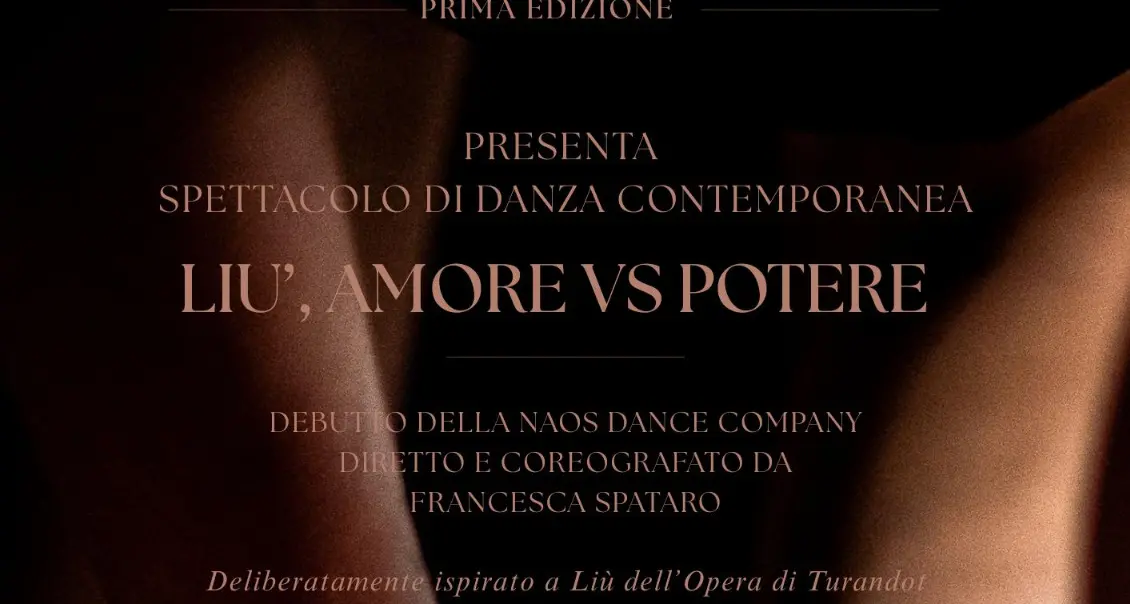 La coreografa Francesca Spataro e la Naos Dance Company a Locri con lo spettacolo \"Liù: Amore VS Potere\"\n