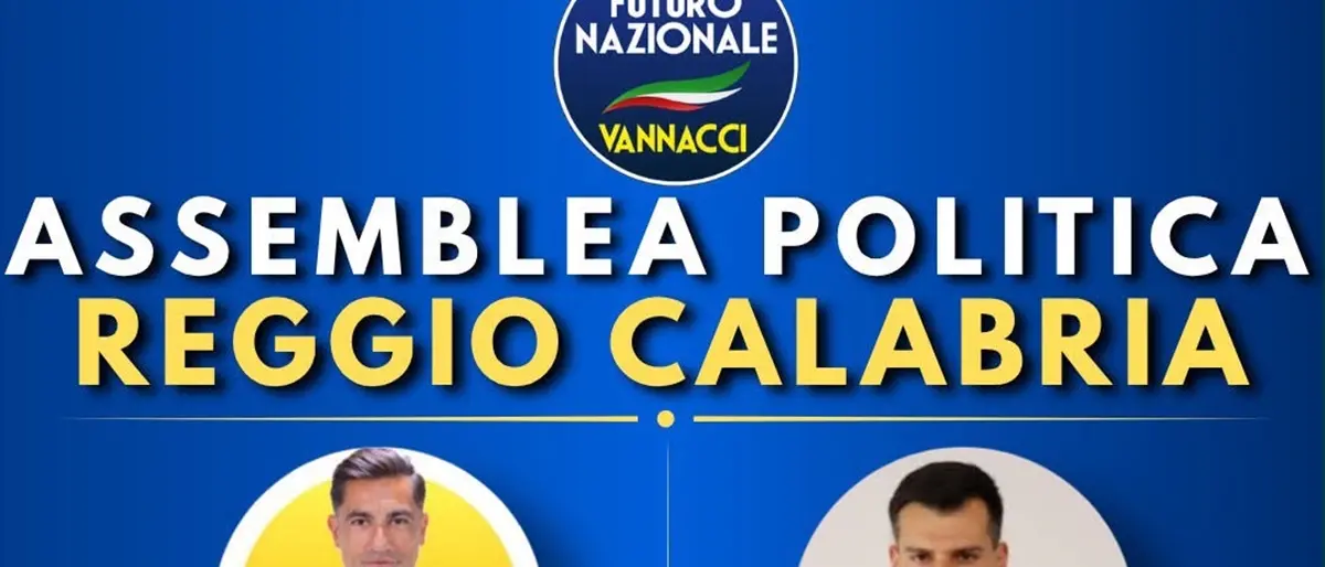 Futuro Nazionale Calabria,\u00A0assemblea politica a Villa San Giovanni con gli onorevoli Furgiuele e Ziello\n