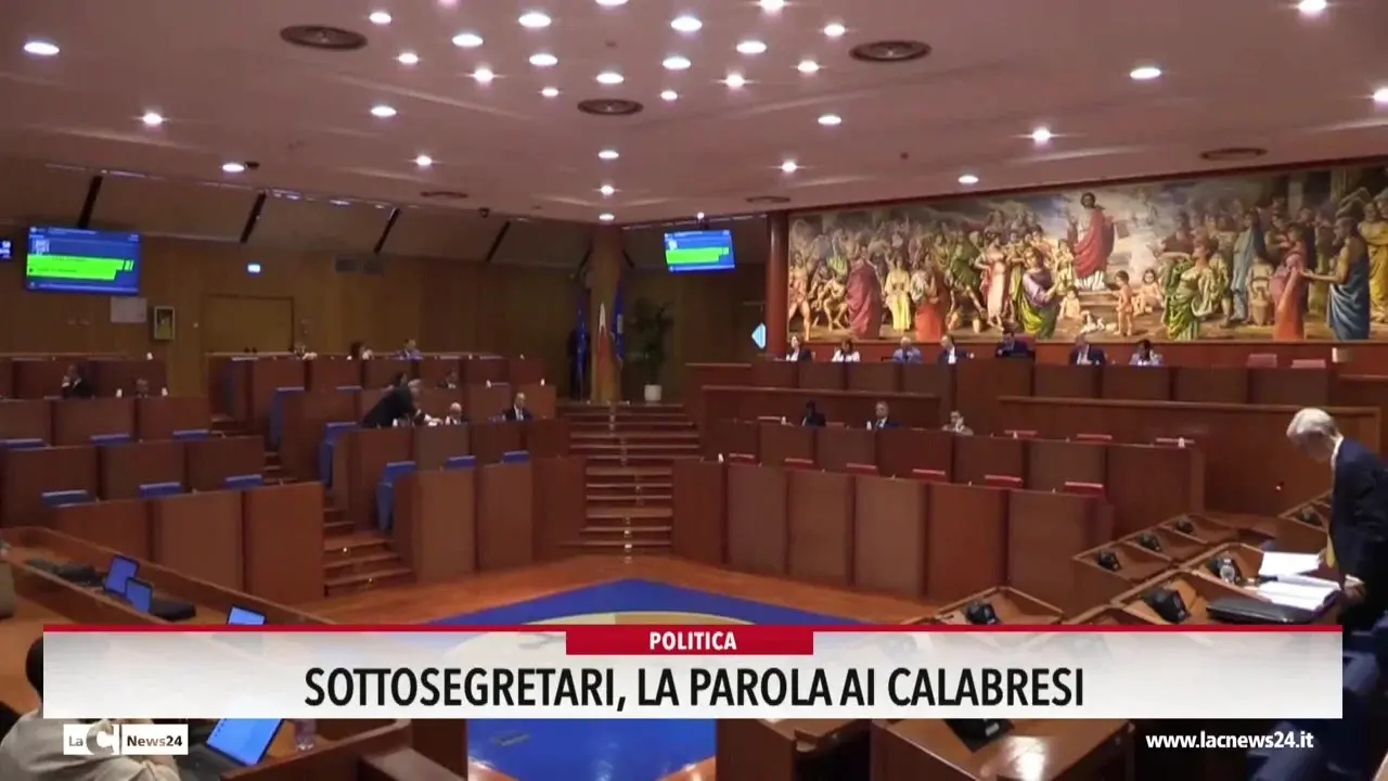 Sottosegretari, la parola ai calabresi