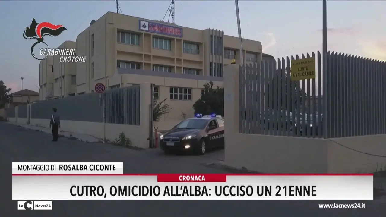 Cutro, omicidio all'alba: ucciso un 21enne