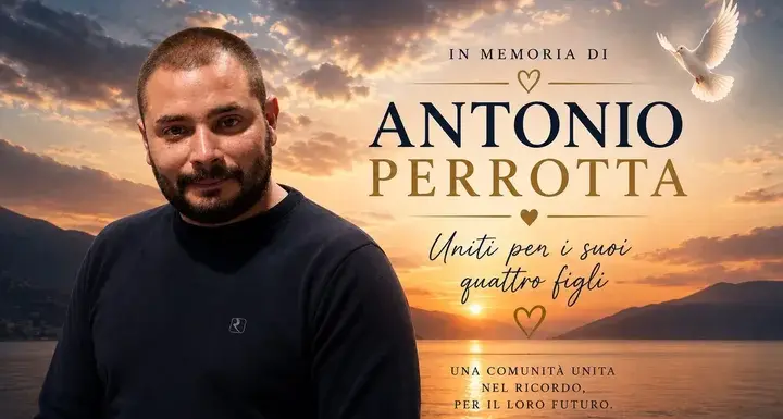 Fuscaldo si stringe ai quattro figli di Antonio Perrotta: raccolti 33mila euro su GoFundMe\u00A0in meno di 24 ore\n