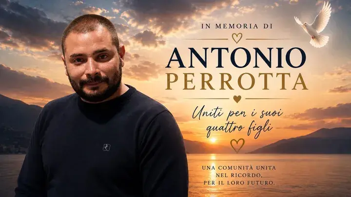 Fuscaldo si stringe ai quattro figli di Antonio Perrotta: raccolti 33mila euro su GoFundMe\u00A0in meno di 24 ore\n