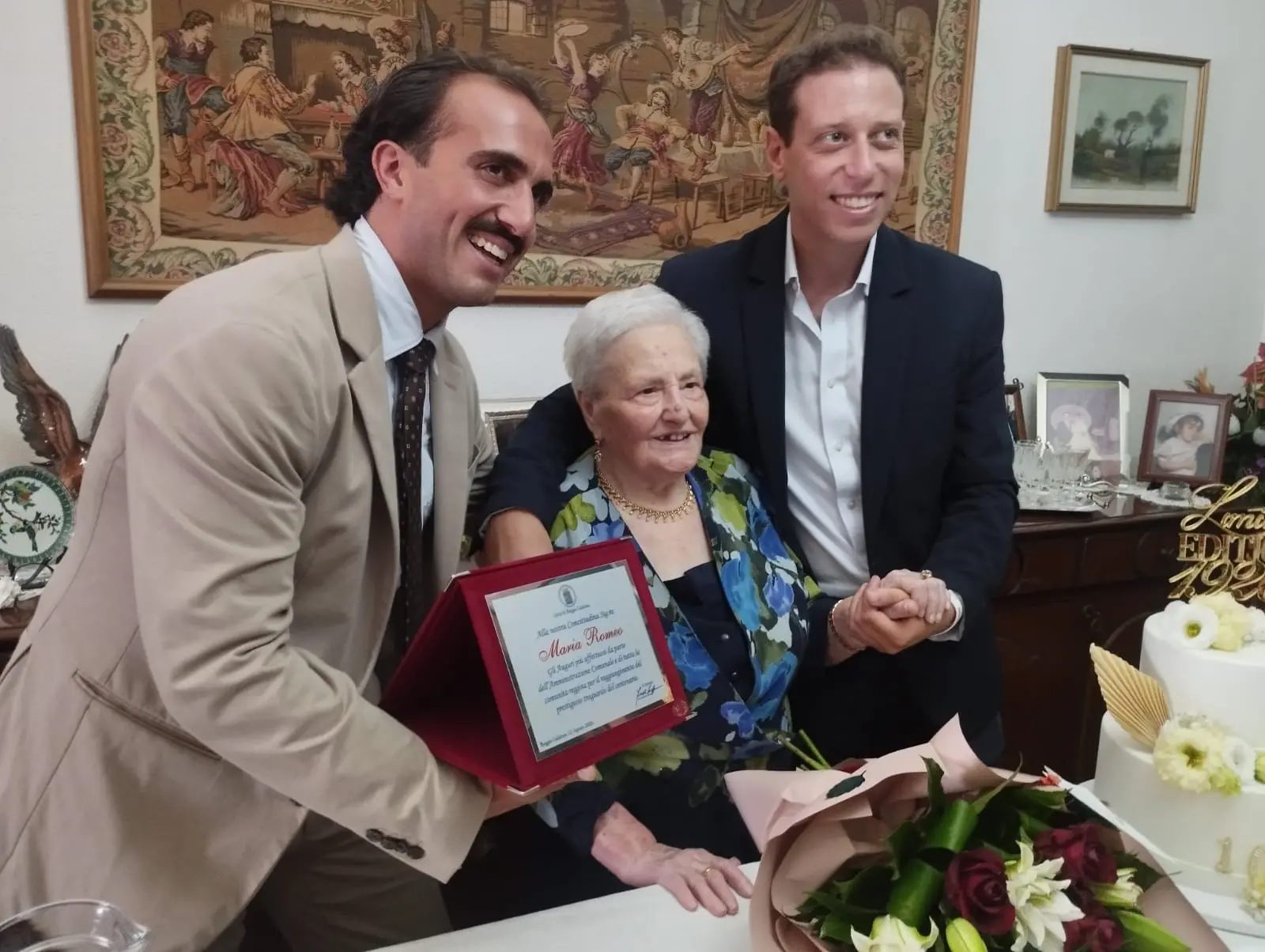 Sant’Alessio in Aspromonte in festa per i 100 anni di Maria Romeo\n