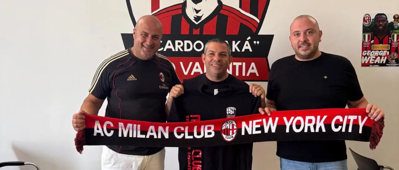Fede rossonera senza confini: ufficiale il gemellaggio tra il Milan Club Vibo e il Milan Club New York City\n