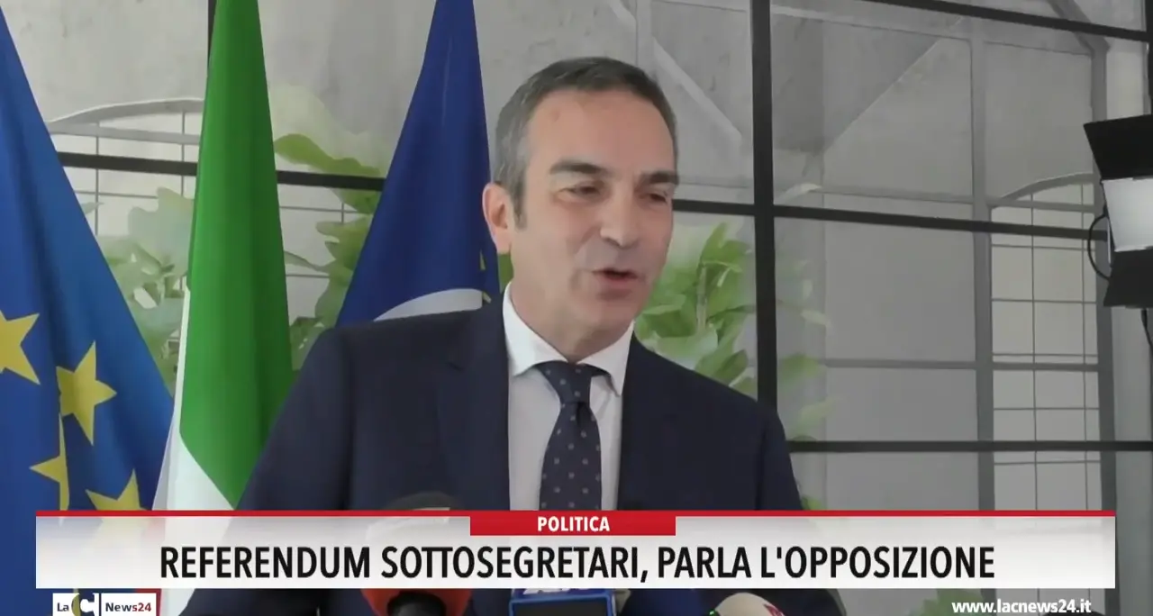Referendum sottosegretari, parla l'opposizione