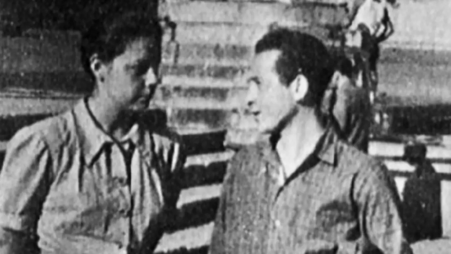 <p>Frame dal servizio Rai "L' amicizia amorosa tra Rocco Scotellaro e Amelia Rosselli"</p>\\n