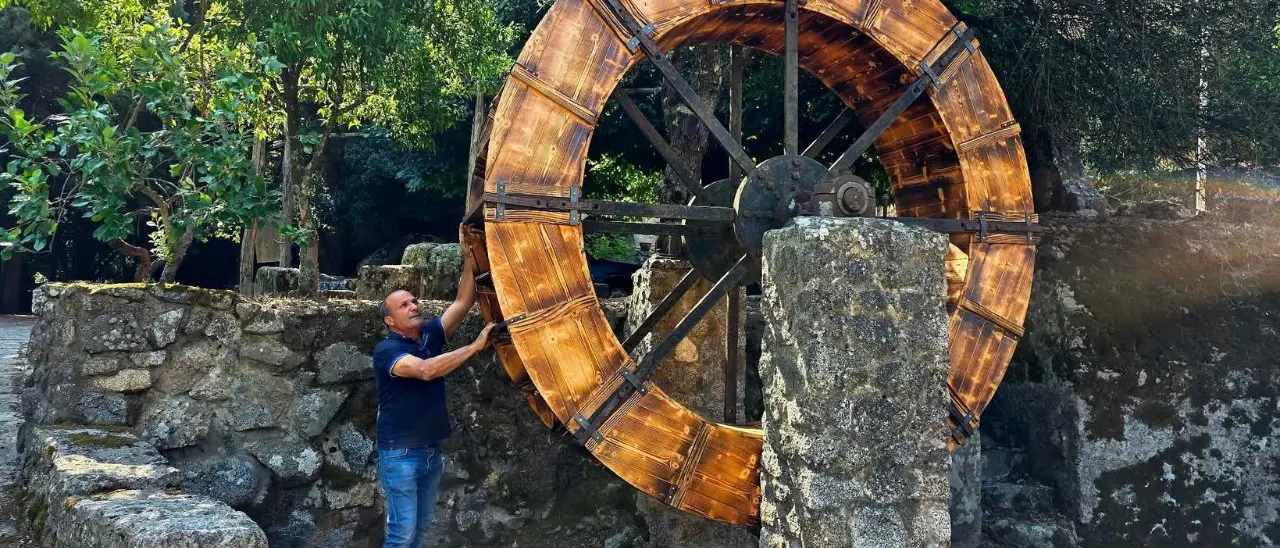 Sorianello, la storia torna a girare: restaurata la centenaria ruota della Valle dei Mulini\n