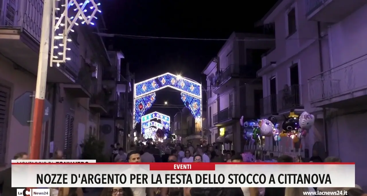 Nozze d'argento per la festa dello stocco a Cittanova