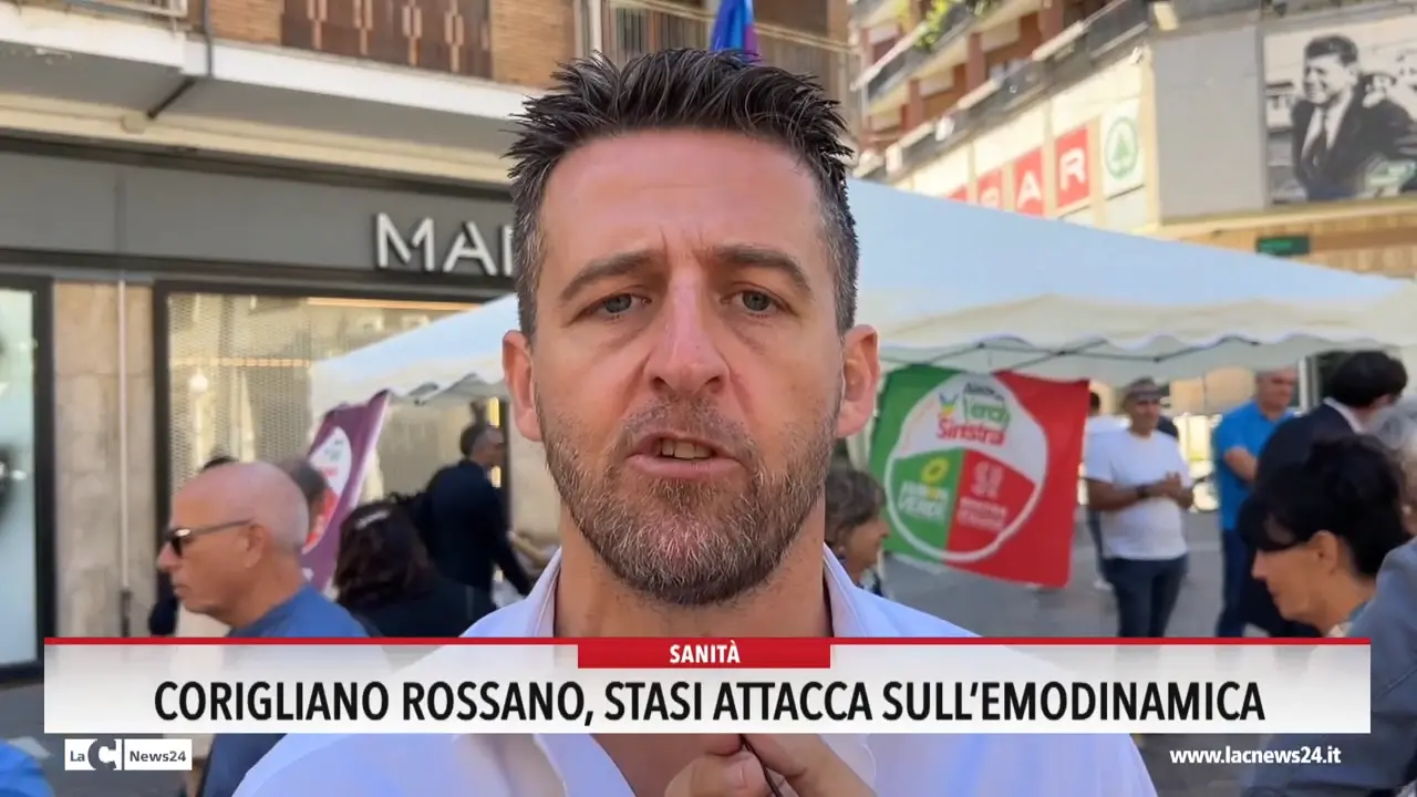 Corigliano Rossano, Stasi attacca sull'emodinamica