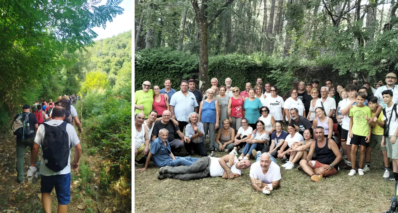 Gerocarne, alla scoperta del Sentiero del Brigante: grande successo per la passeggiata ecologica patrocinata dal Parco delle Serre\n