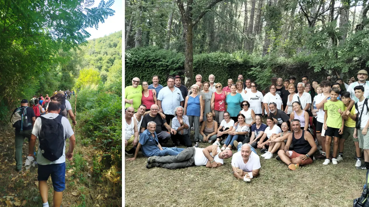 Gerocarne, alla scoperta del Sentiero del Brigante: grande successo per la passeggiata ecologica patrocinata dal Parco delle Serre\n