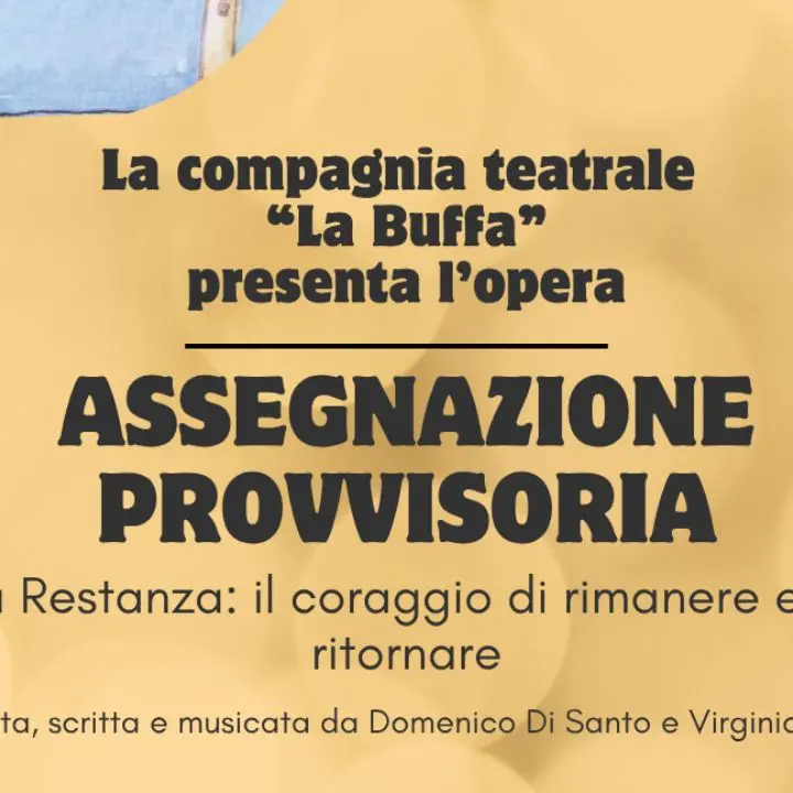 Fuscaldo, teatro al belvedere De Seta: «Assegnazione Provvisoria» racconta il coraggio della restanza\n