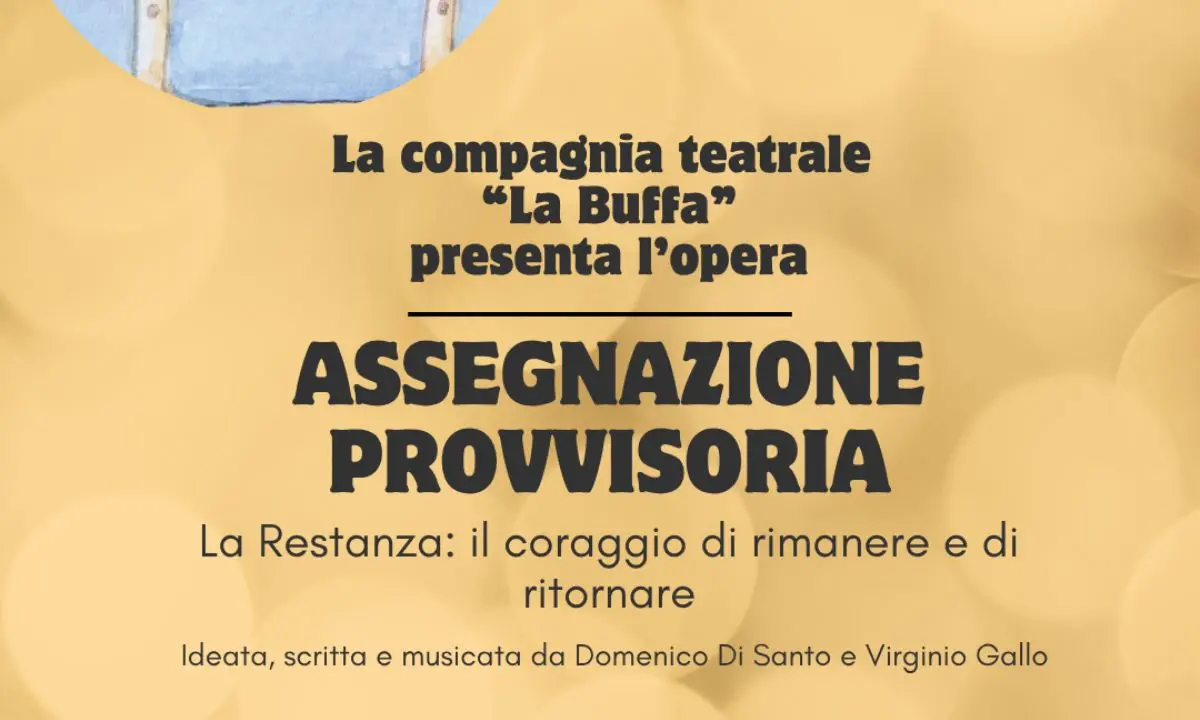 Fuscaldo, teatro al belvedere De Seta: «Assegnazione Provvisoria» racconta il coraggio della restanza\n