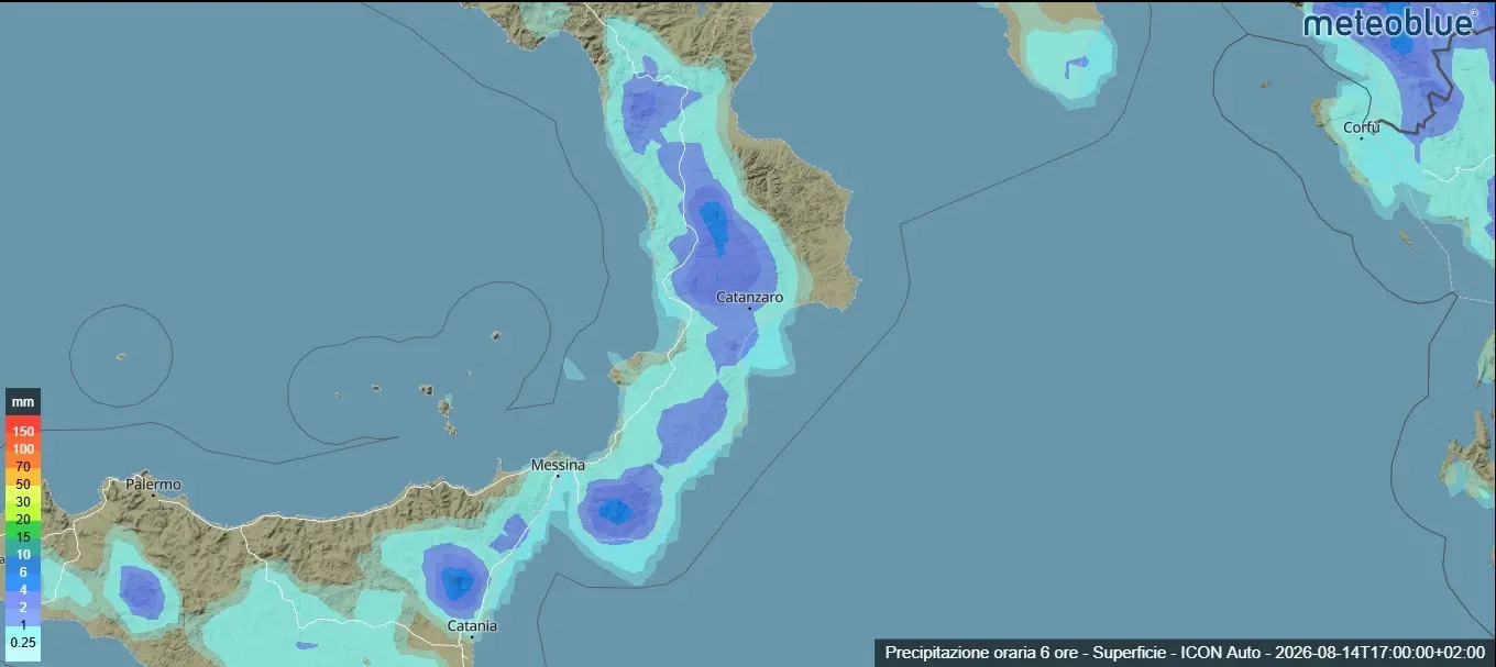 Calabria, stop al grande caldo (finalmente): allerta gialla su tutta la Regione con temporali e grandine. Ecco dove\n