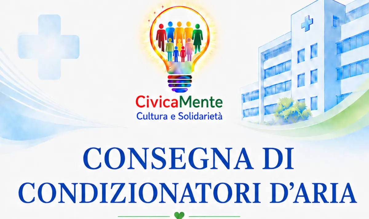 Ospedale di Polistena, l’associazione CivicaMente Cultura e Solidarietà dona\u00A0condizionatori d'aria\n