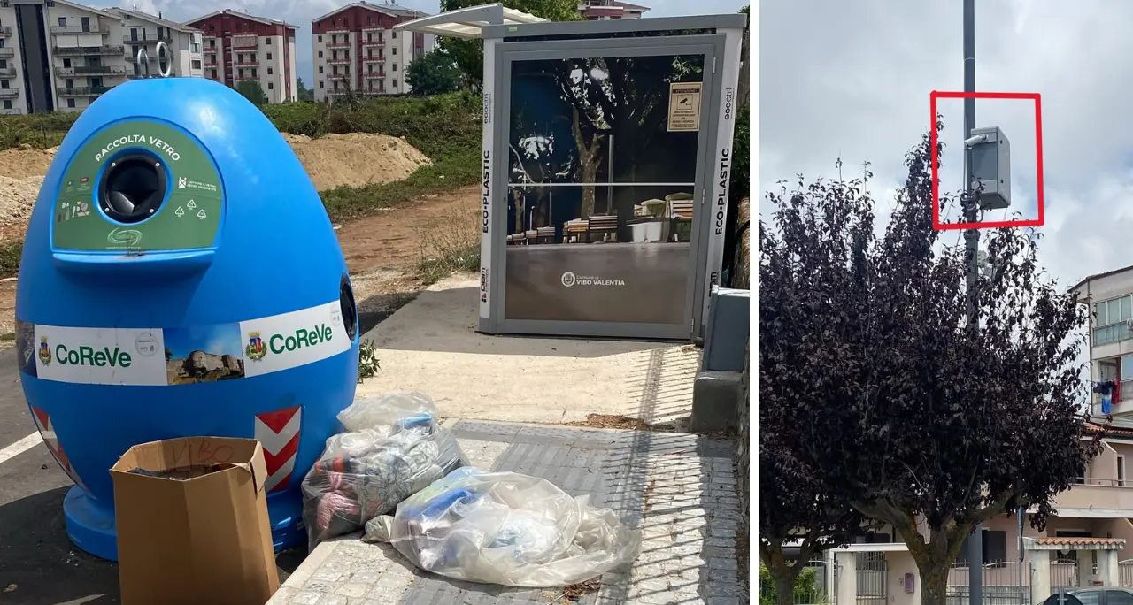 Vibo, abbandonano rifiuti al Parco urbano ma vengono scoperti: decisivi i controlli nelle buste e le telecamere\n