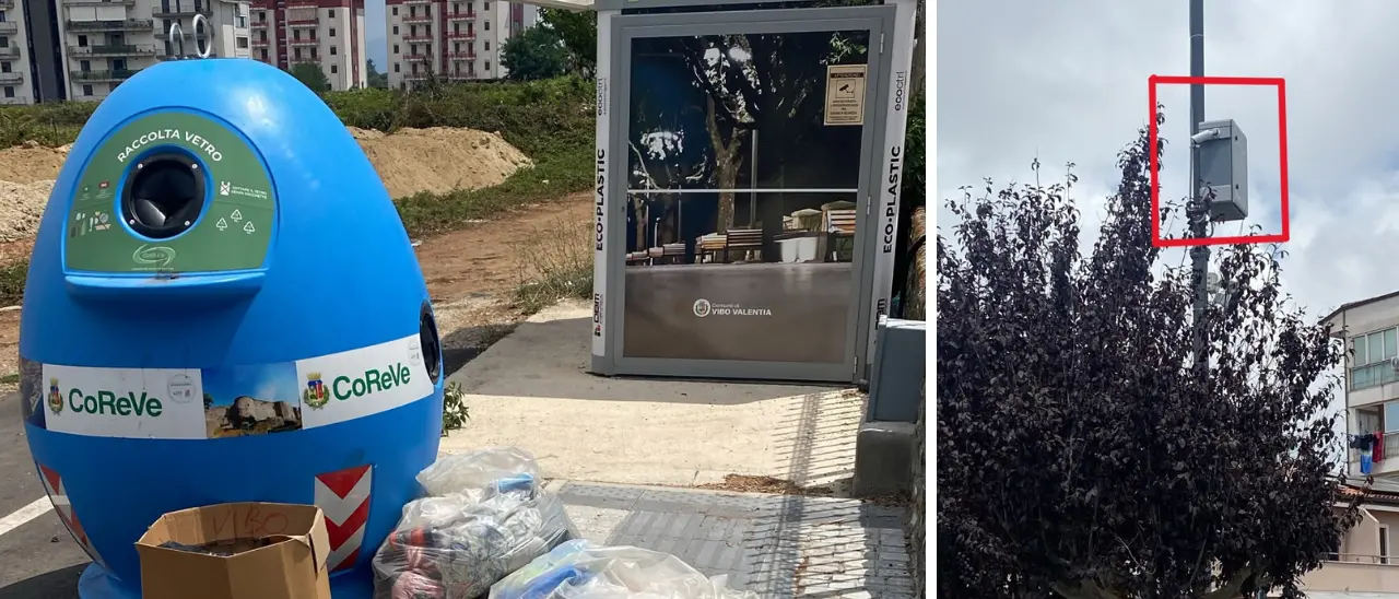 Vibo, abbandonano rifiuti al Parco urbano ma vengono scoperti: decisivi i controlli nelle buste e le telecamere\n