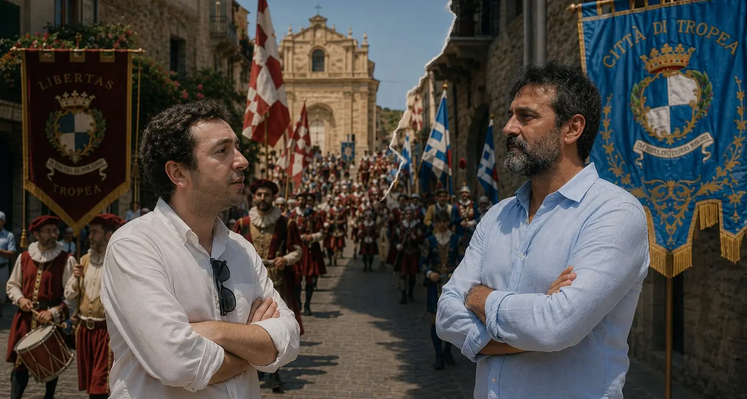 Scontro sulla Parata storica di Tropea, Libertas accusa il Comune: «Esclusi». Macrì replica: «La storia non ha padroni»
