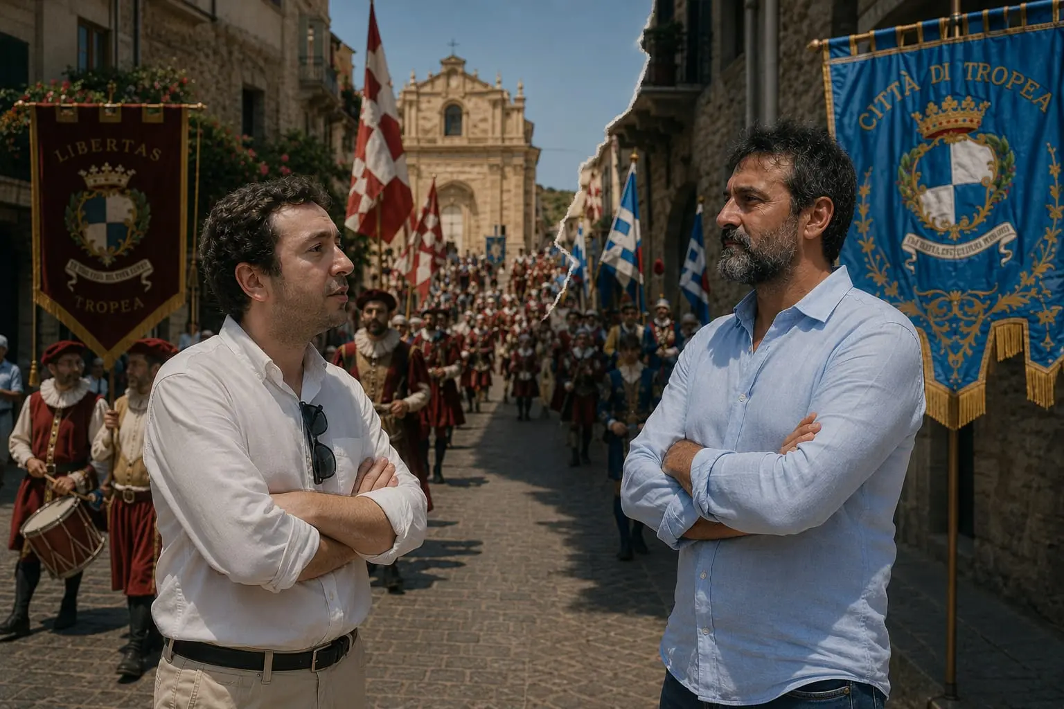 Scontro sulla Parata storica di Tropea, Libertas accusa il Comune: «Esclusi». Macrì replica: «La storia non ha padroni»