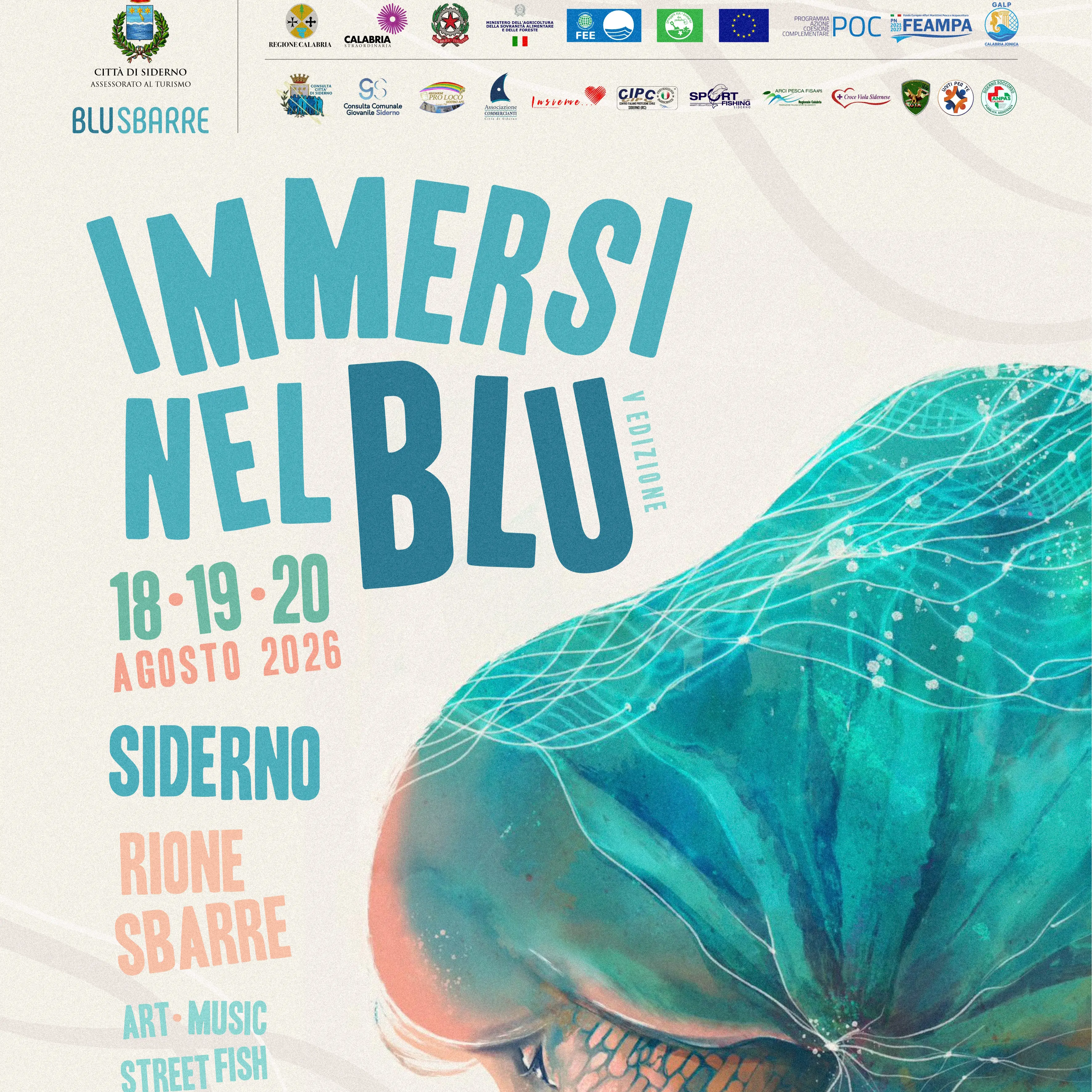 A Siderno dal 18 agosto torna il festival “Immersi nel Blu”\n