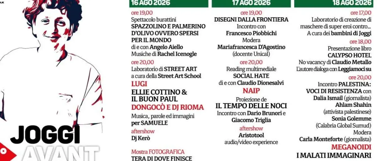 Joggi Avant Folk, tre giorni di musica e memoria nel segno di Samuele\n