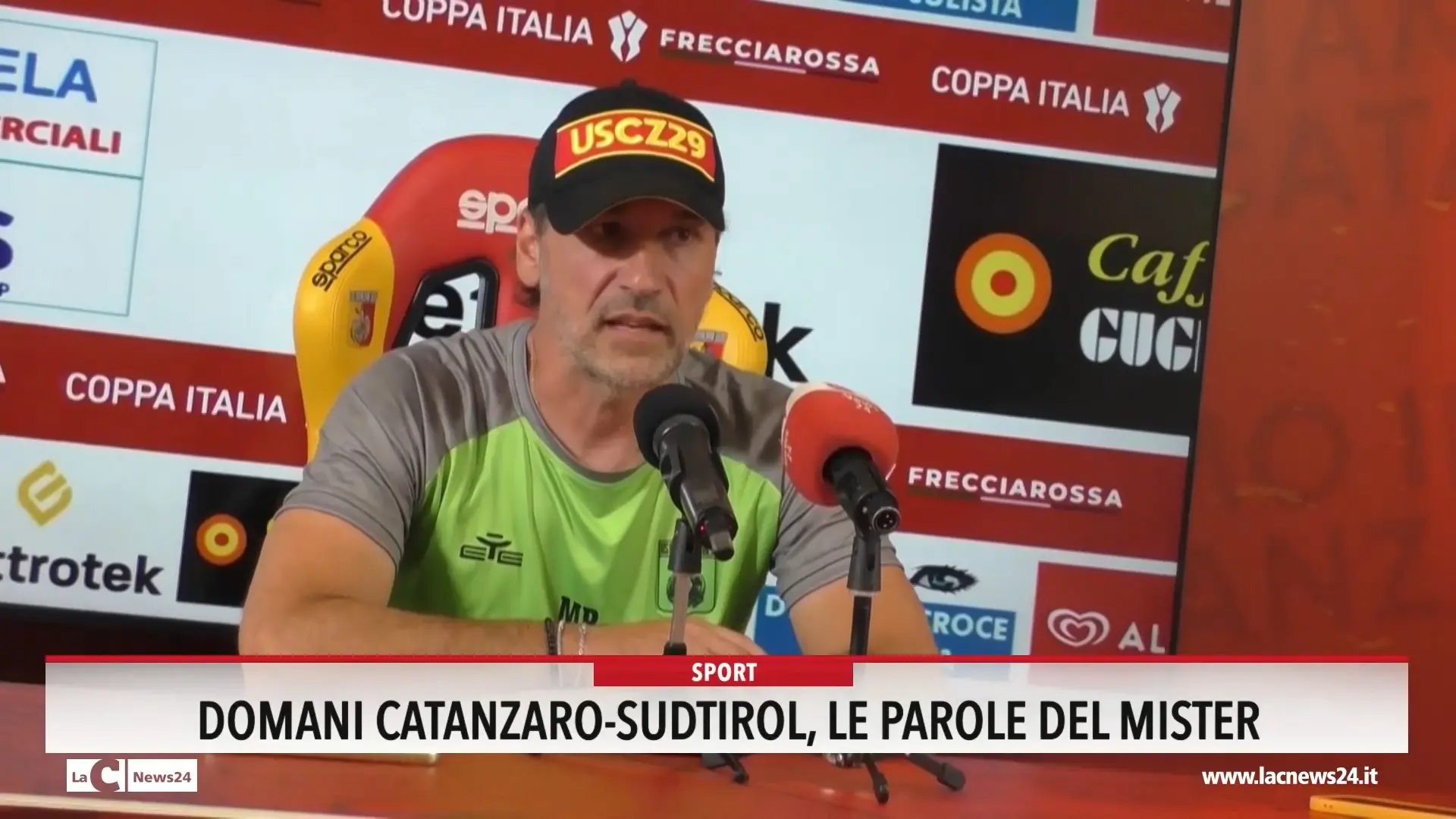 Domani Catanzaro-Sudtirol, le parole del mister